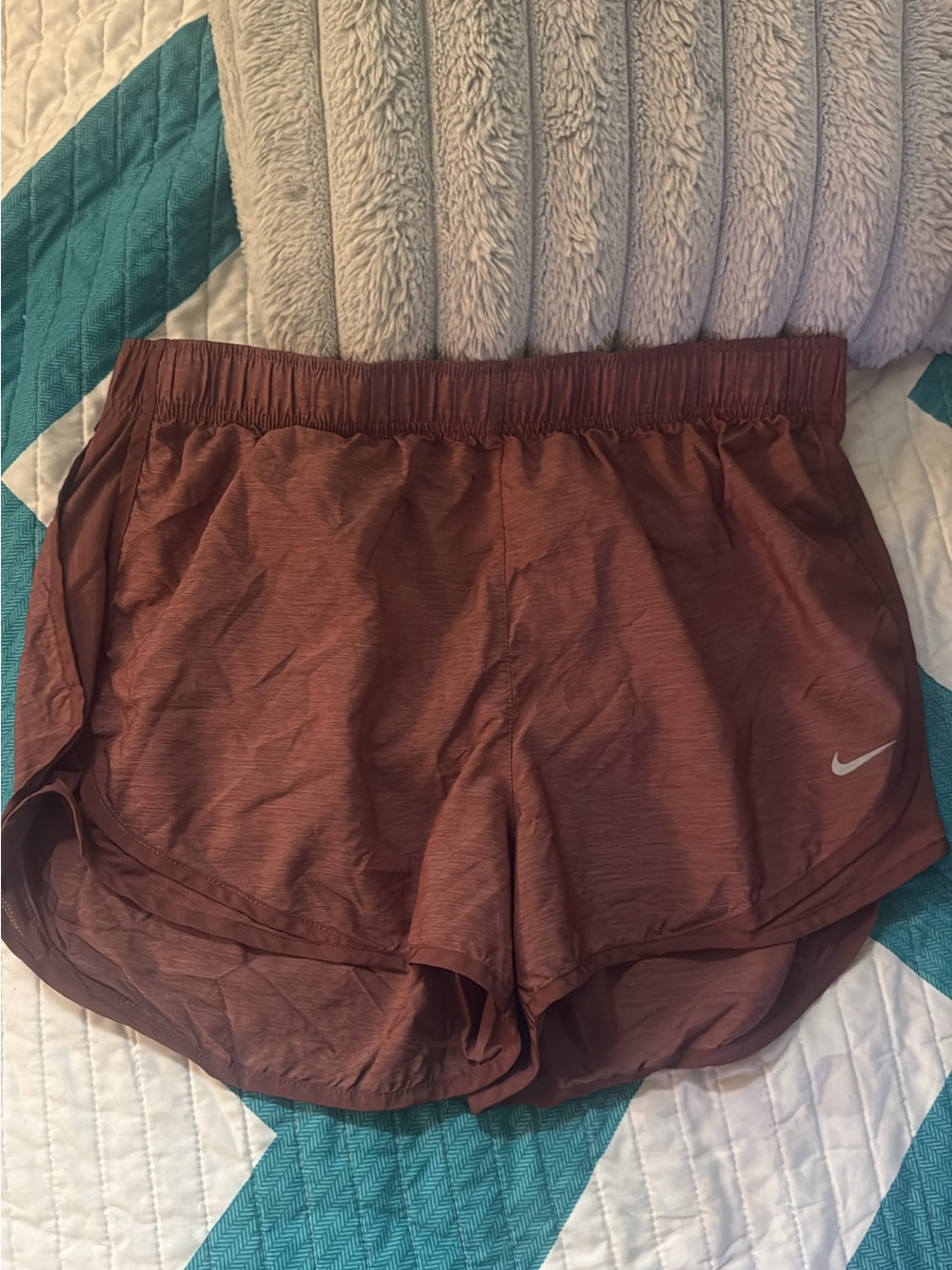 Nike Women’s Athletic Shorts — Rust Brown